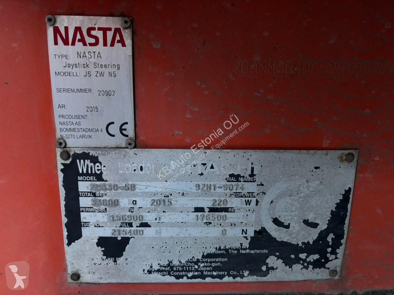 Фронтальный погрузчик Hitachi 3305B 5500 l BUCKET