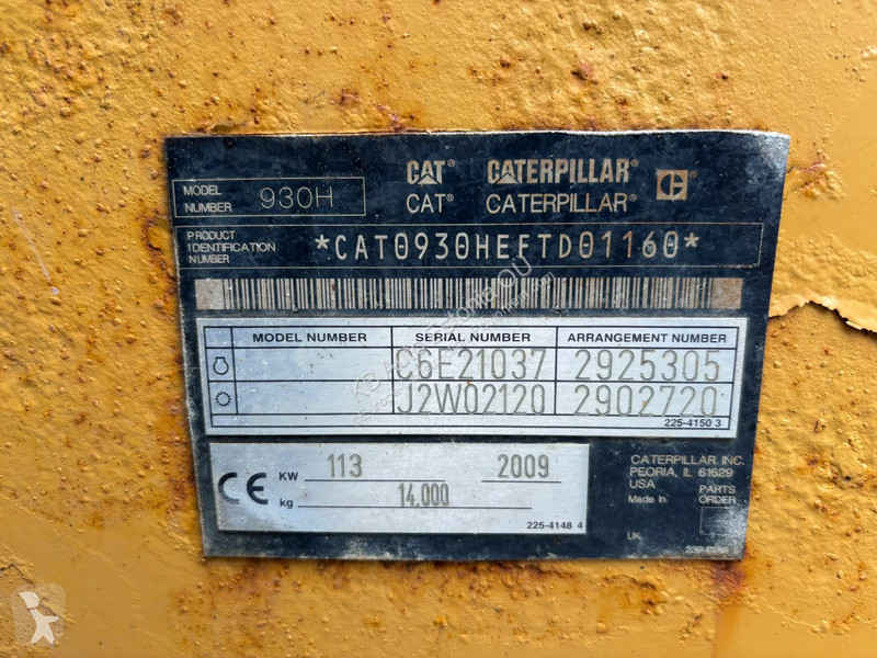 Chargeuse Caterpillar AC / CENTRL LUBRICATION