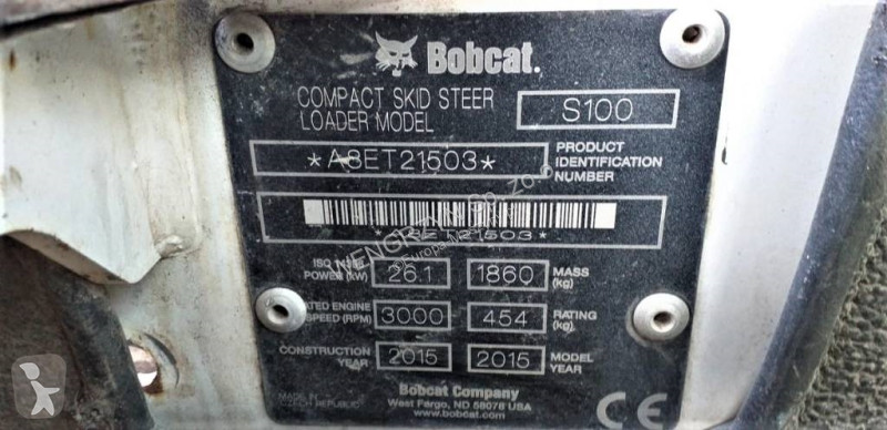 Nakladač Bobcat Miniładowarka kołowa BOBCAT S100