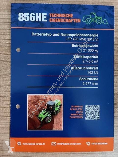 Shovel LiuGong 856 HE vollelektrisch, MIETE /...