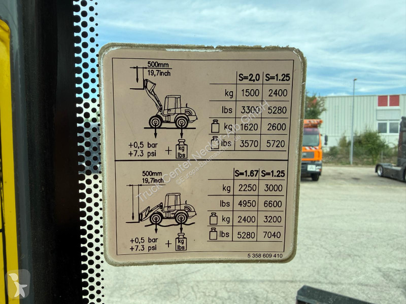 Pala cargadora Terex Klappschaufel...