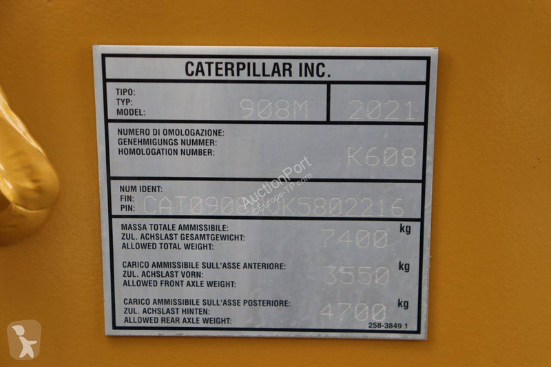 Pá carregadora Caterpillar M