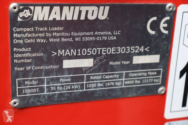 Shovel Manitou 1050 RT