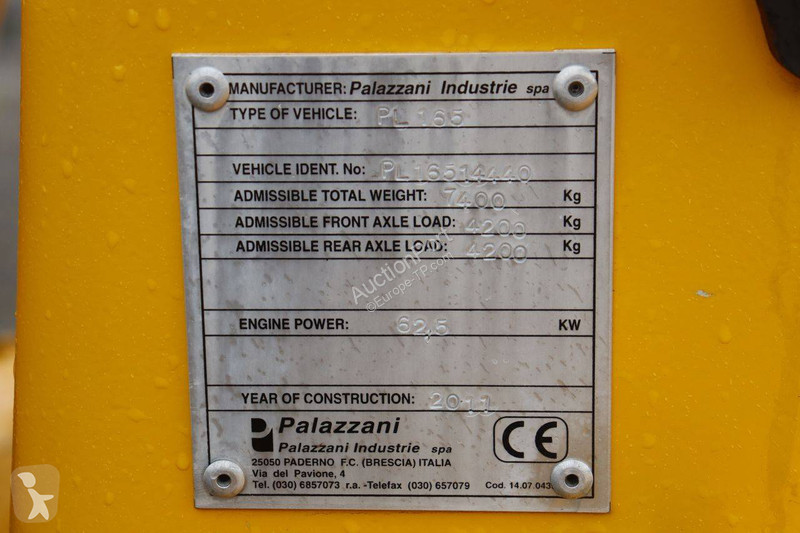 Pala cargadora Palazzani