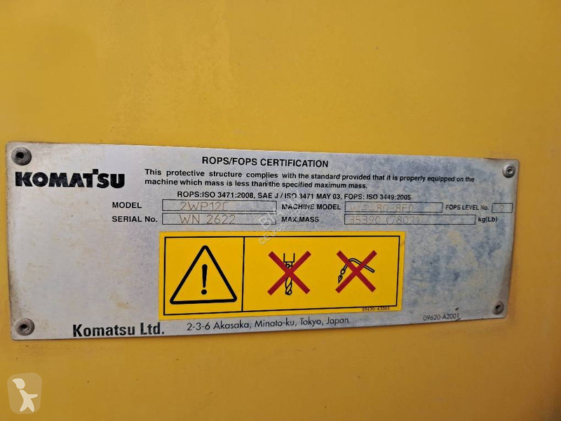 Lastare Komatsu WA480-8E0 AGGREGATE