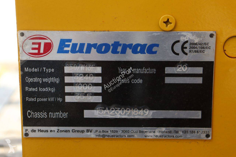 Chargeuse Eurotrac 850/W13F