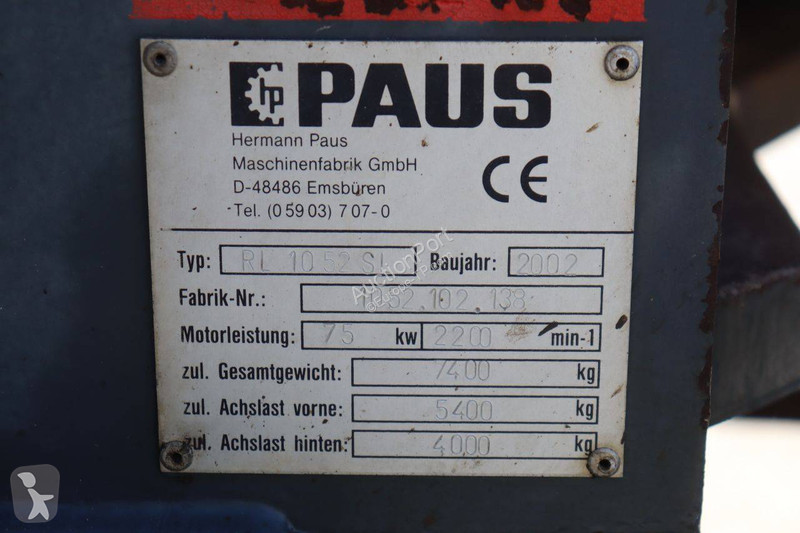 Chargeuse Paus RL1052SL