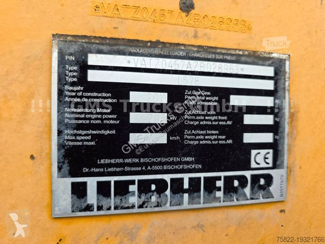 Pá carregadora Liebherr 2+2 / German / Waage /...