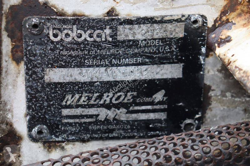 Pá carregadora Bobcat