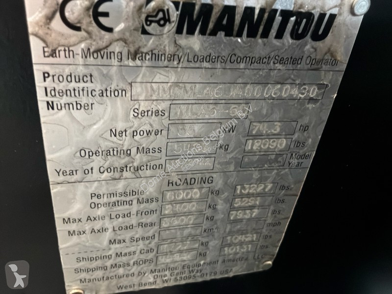 Chargeuse Manitou MLA-6-65 - EU