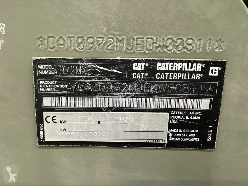 Pá carregadora Caterpillar 972M XE
