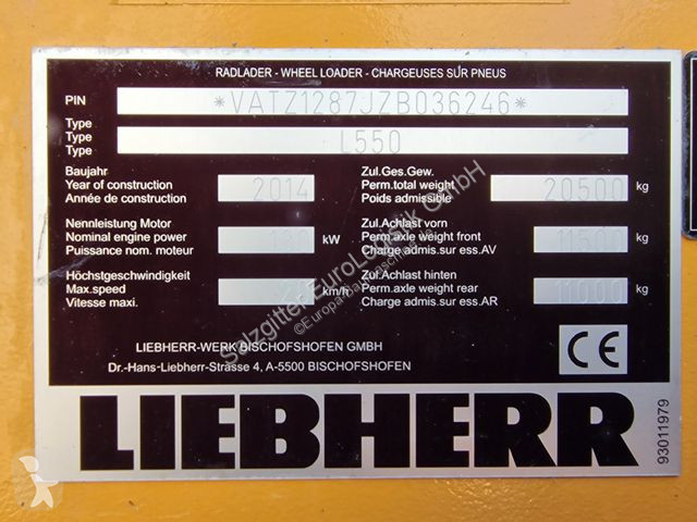 Incarcator Liebherr / 2014 / 9.783 h
