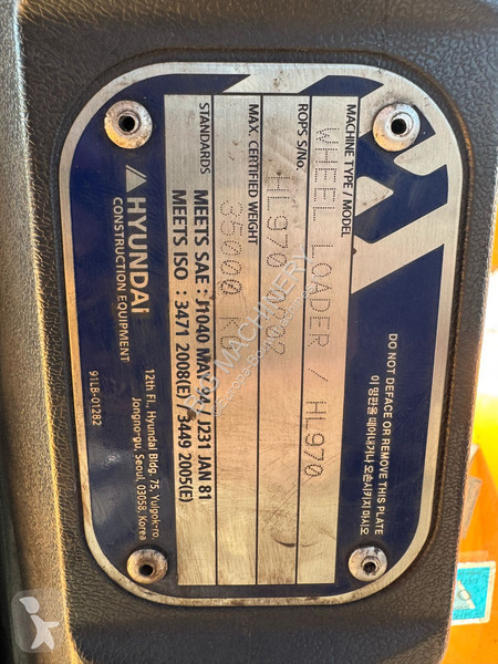 Pala Hyundai HL970