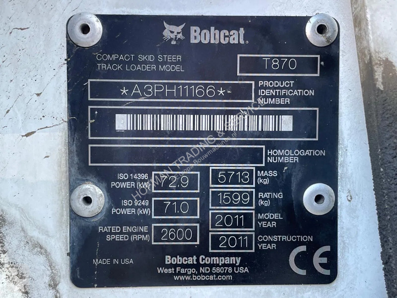 Pá carregadora Bobcat - High Flow A/C -...
