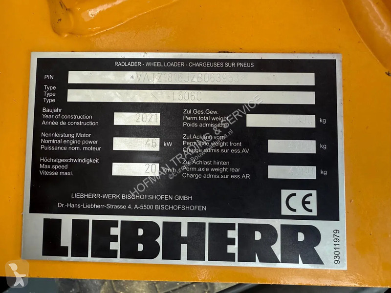 Shovel Liebherr L506C