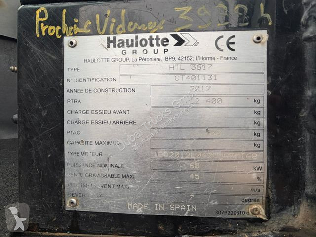 رافعة شوكية تلسكوبية Haulotte Telescoplader  PRO