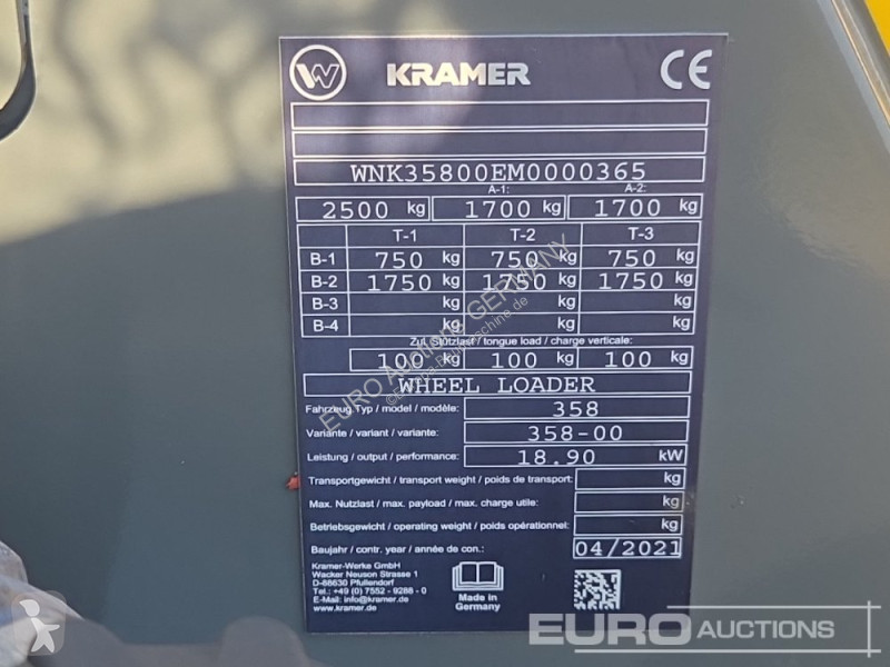 Pala cargadora Kramer 5035