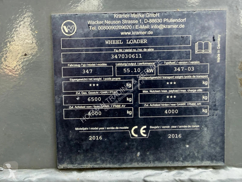 Pala cargadora Kramer 950