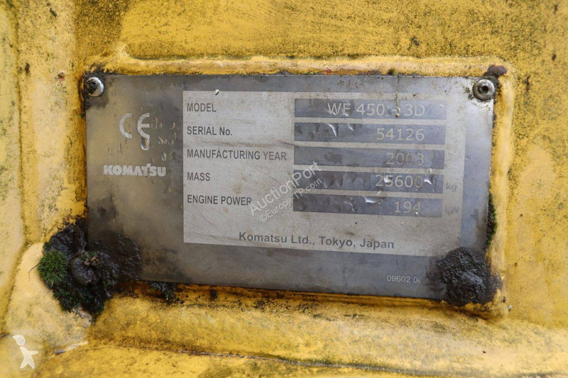 Chargeuse Komatsu WF450-3D