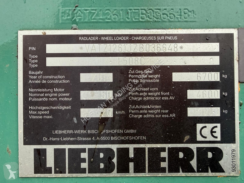مُحمّلة Liebherr L508C