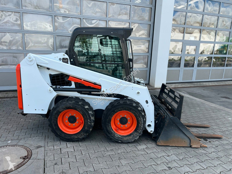 Læssemaskine Bobcat S450 / nur 131h !! / Gabel...