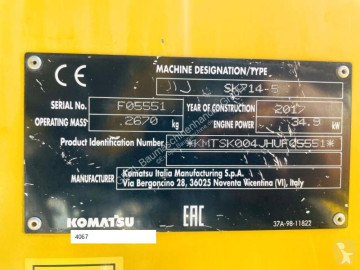 Mini-chargeuse Komatsu