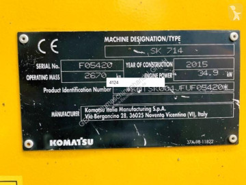 Mini-chargeuse Komatsu