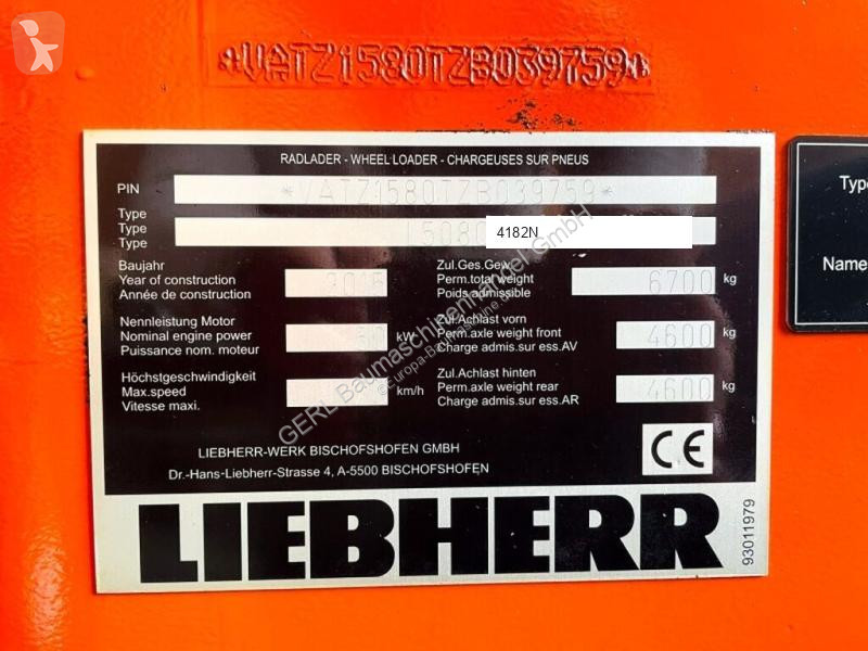 Incarcator Liebherr L508 C