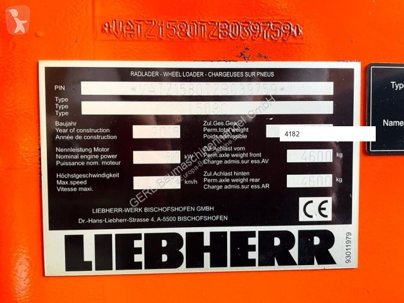 Incarcator Liebherr L508 C
