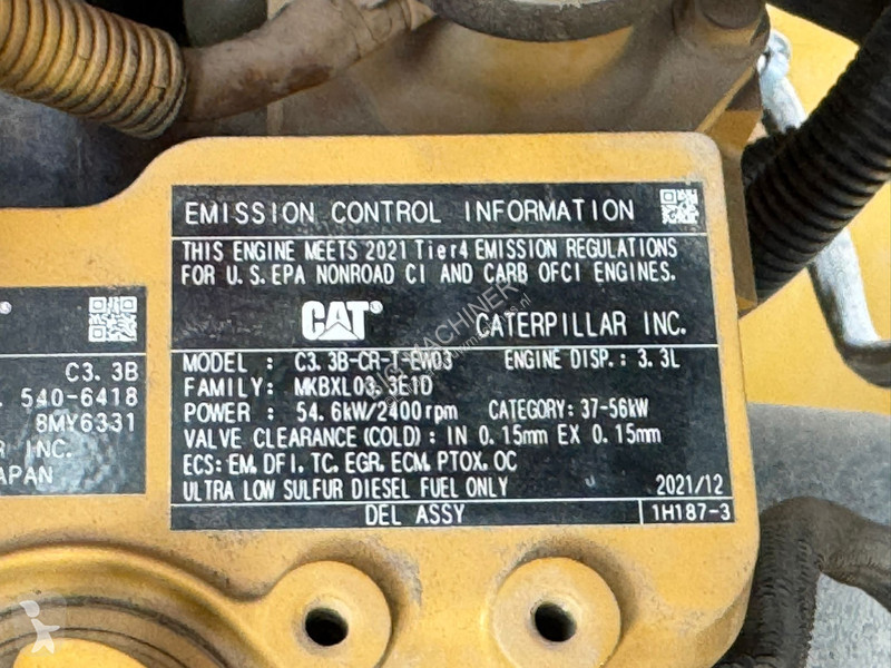 Pala Caterpillar M - Bucket + forks
