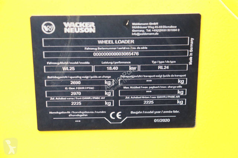 Pala cargadora Neuson WL25