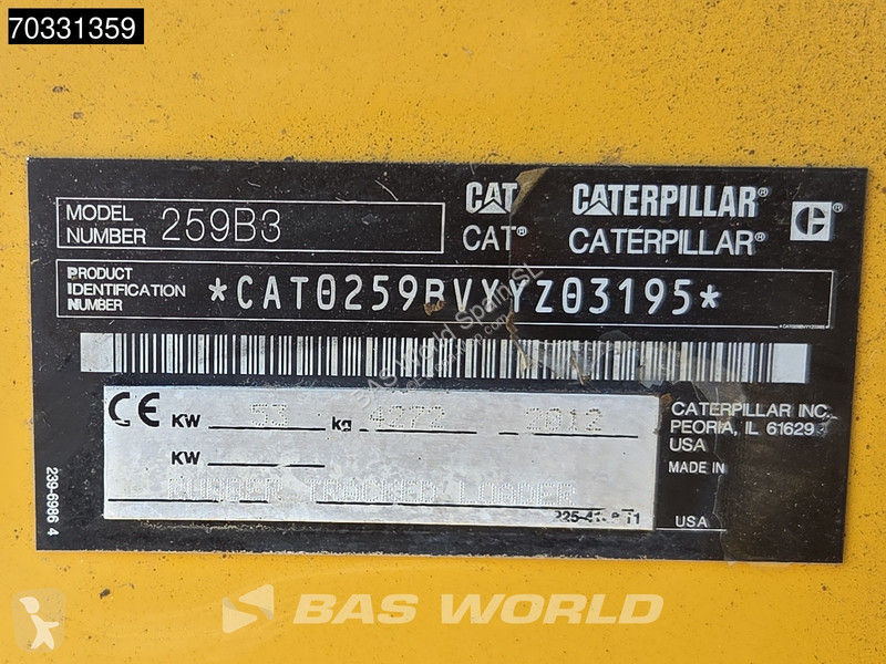 Pala cargadora Caterpillar 259 B3