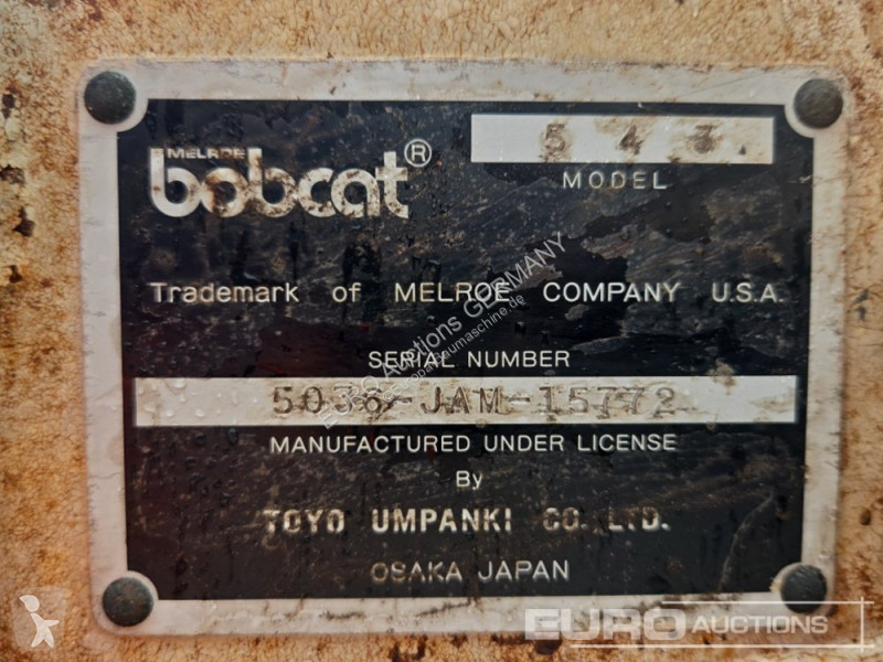 Shovel Bobcat 543