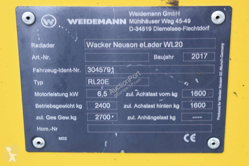Lastare Neuson eLader WL20