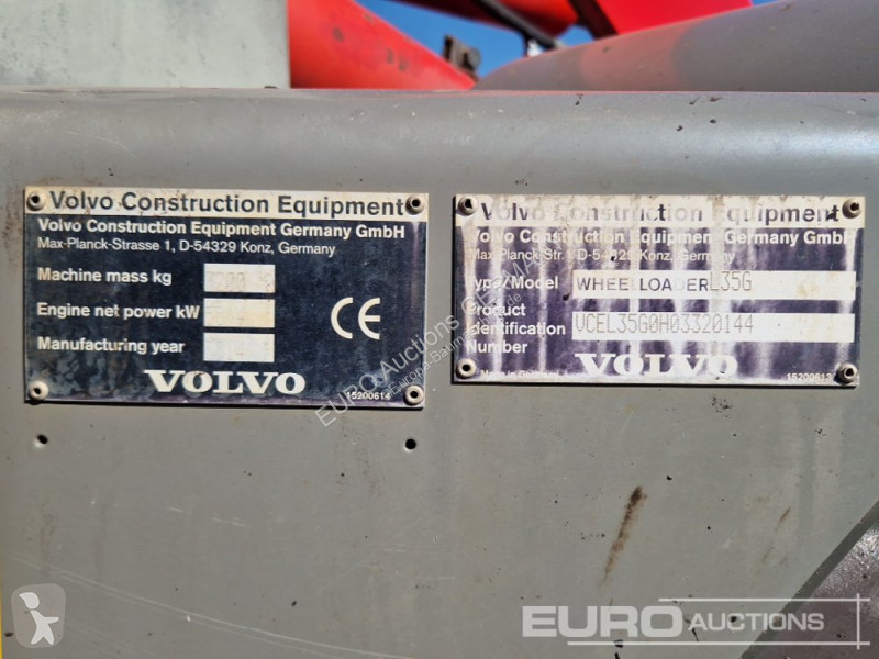 Auctions wheel loader used Volvo L 35 G - Ad n°11266526