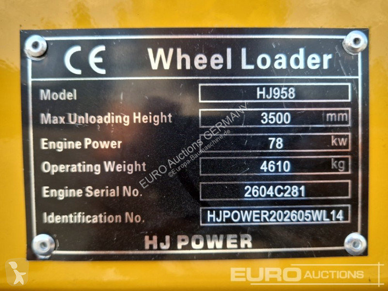 Nakladač  HJ958