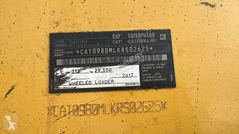 Shovel Caterpillar 980M