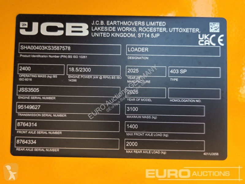 Nakladač JCB 403