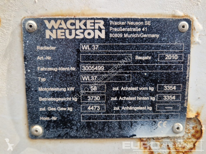 Pala cargadora Wacker Neuson