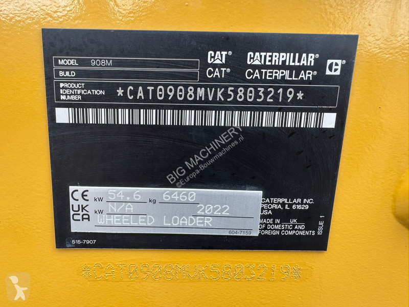 Pala Caterpillar M - Bucket + forks