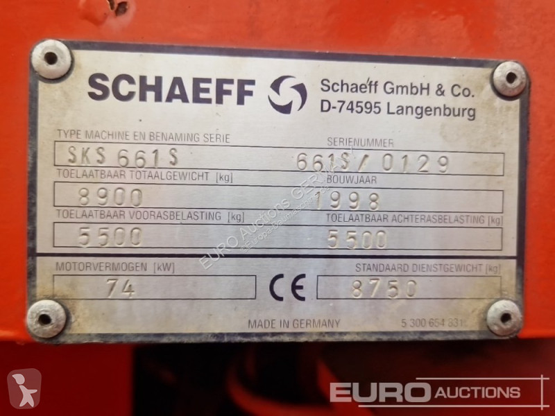 Nakladač Schaeff SKS661