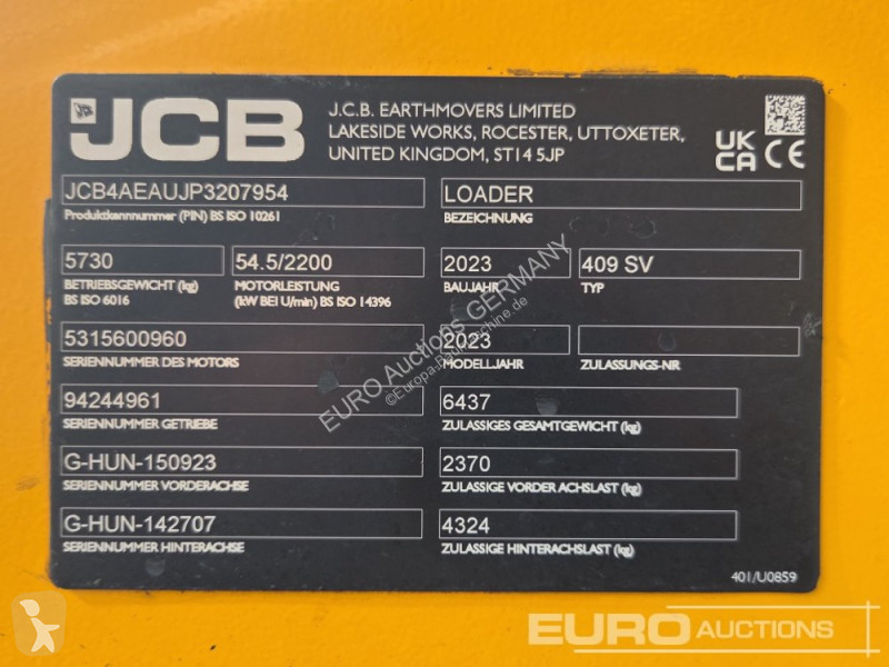 Lastare JCB 409