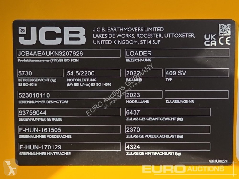 Lastare JCB 409