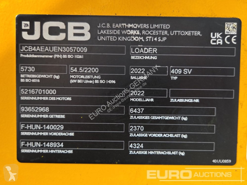 Товарач JCB 409