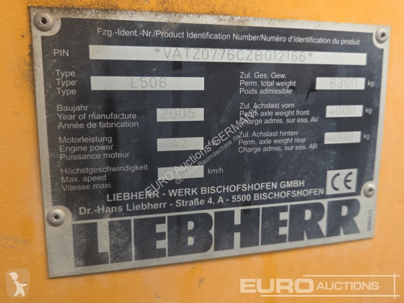 Навантажувач Liebherr L506