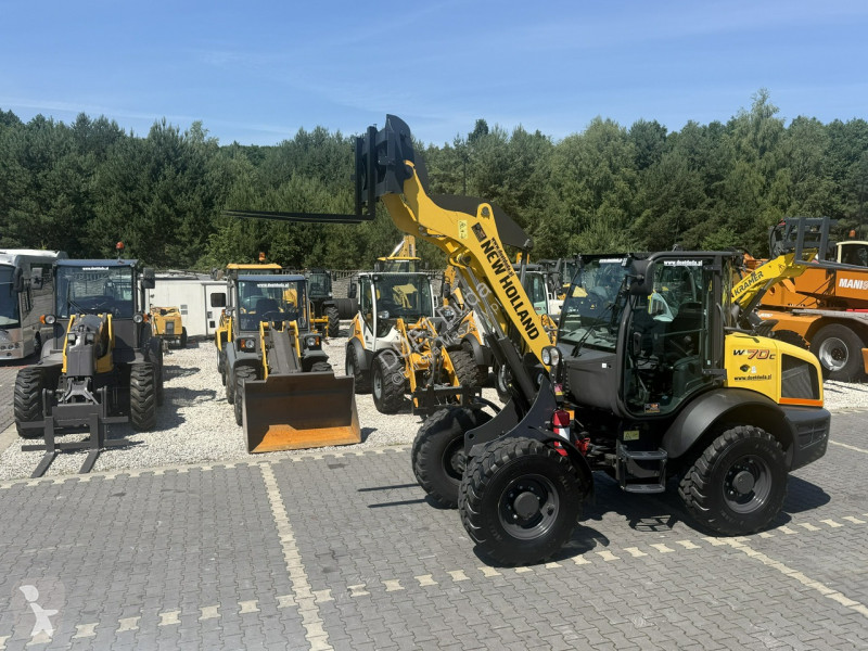 Læssemaskine New Holland C Compact Widły +...