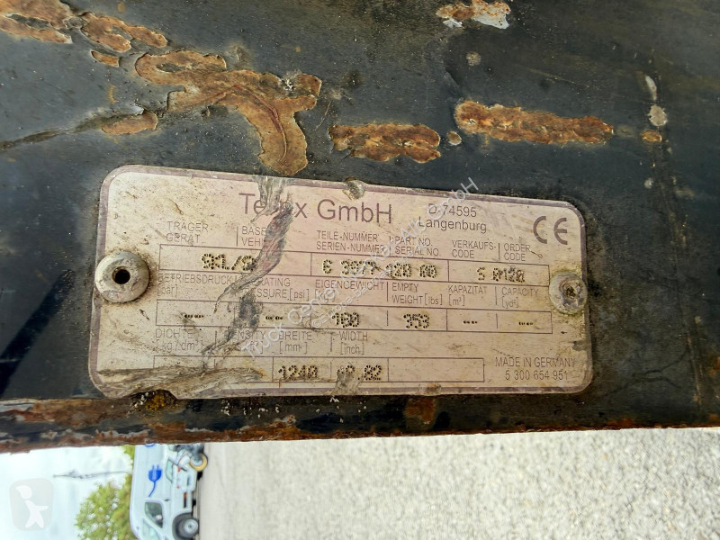 Pala cargadora Terex Klappschaufel...