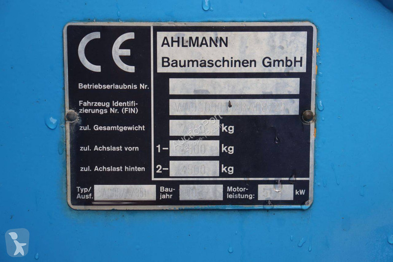 Pá carregadora Ahlmann AZ85T
