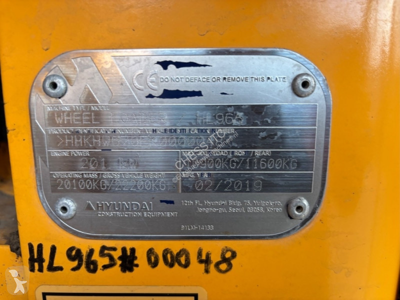 Nakladač Hyundai HL 965 / HL 970 / HL 960 /...