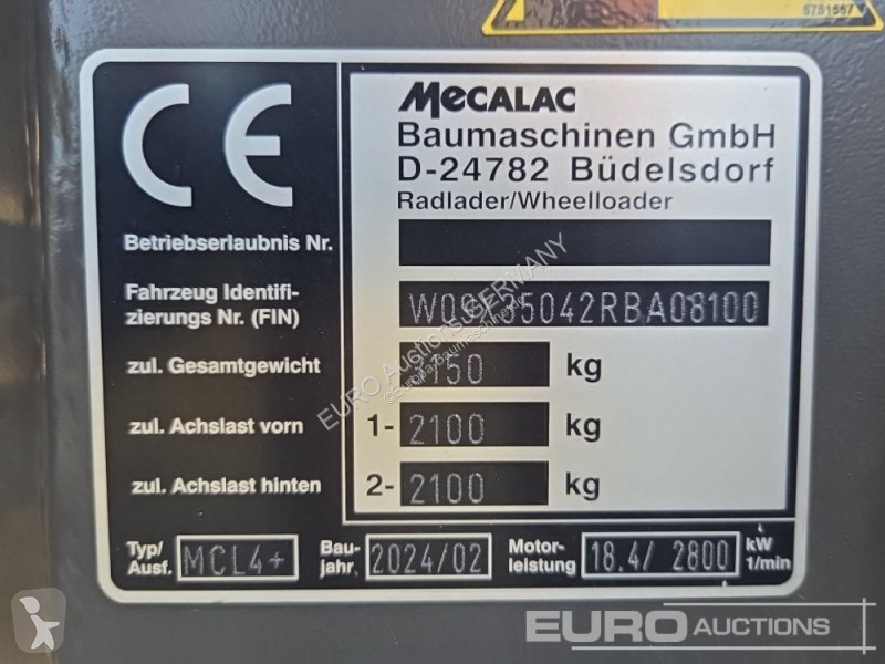 Товарач Mecalac MCL4+